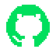 icone github en pixelart